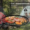 BreeRainz Swivel Campfire Grill,360° Adjustable Camp Grill Over Fire Pit Grill - Image 7