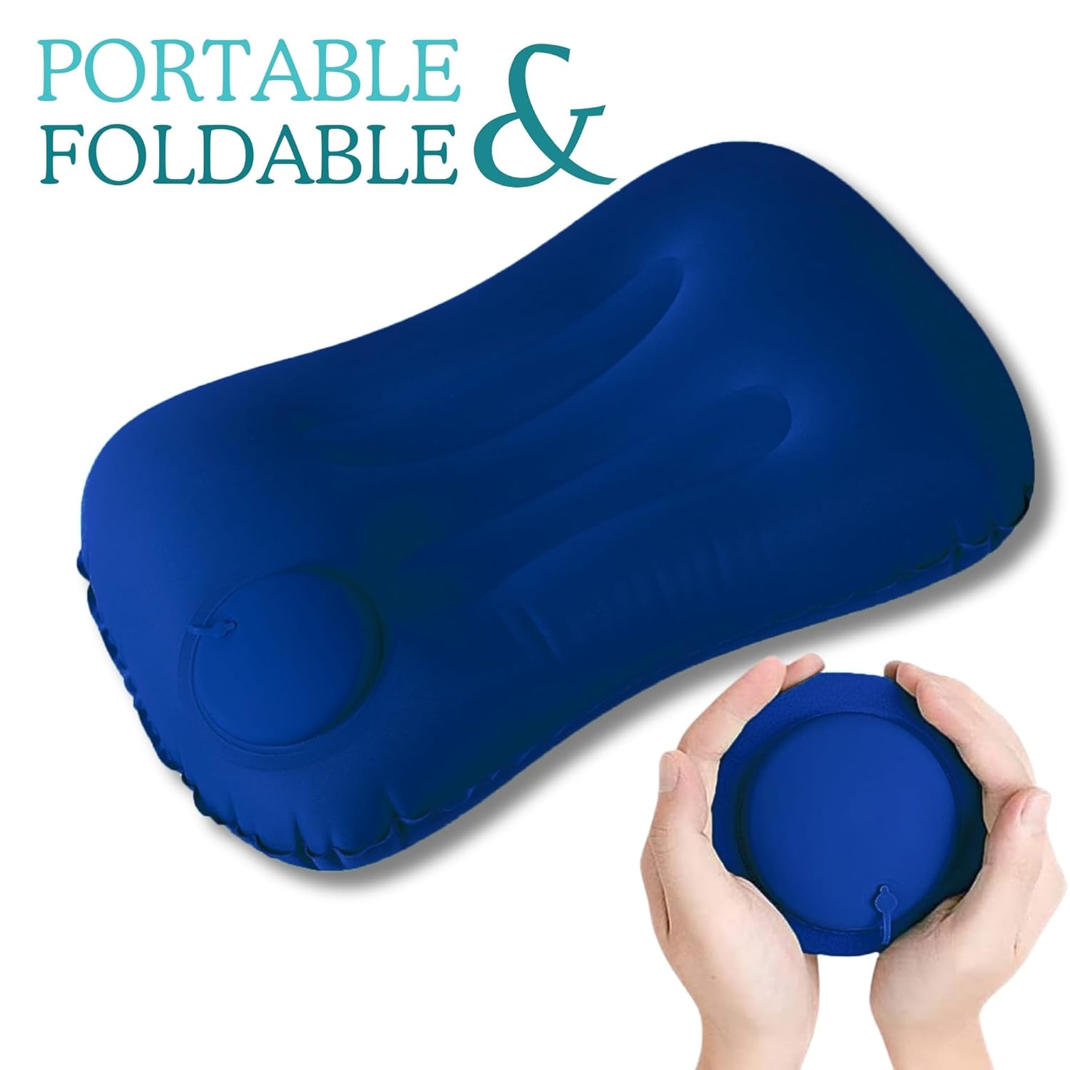 Homeaura Inflatable Travel Pillow - Ultralight Camping Pillow - Image 2