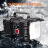 DOCOSS 2 in 1 Torch Light High Power Rechargeable Torch Water Resistant Camping Light - Image 3