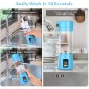 D9INDIA Plastic Portable Electric Usb Juice Maker Juicer Bottle Blender Grinder Mixer For Camping - Image 3
