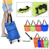 PAVITYAKSH BAG SHOPPING TROLLEY Folding Camping Shopping Bag with Wheels, Waterproof Camping Grocery Carts - Image 5