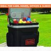 BLACK+DECKER BDC24L-B1 Thermoelectric Portable Automotive Car Beverage Cooler & Warmer (PRE-COOL Required) - Image 2
