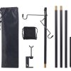 NEAR STOP Folding Lantern Stand Pole Portable Lamp Stand Hook Collapsible Light Stand Holder for Camping Fishing Picnic BBQ Outdoor Activities - Image 4