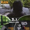 Rocksport Unisex Camping  Rain Poncho Multi Use Waterproof - Image 6
