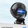 COSTAR Mini Portable Clip Fan Battery Operated - Image 3