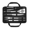 Whitecloud TRANSFORMING HOMES 5 Pcs Stainless Steel Barbecue BBQ Tool Kit Set Barbecue Cooking Helping Accessories with Storage Bag - Image 3