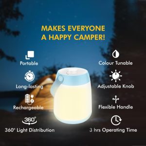Wipro Azure Camping LED Rechargeable Lantern