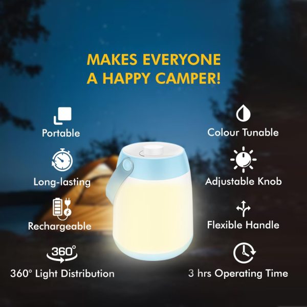 Wipro Azure Camping LED Rechargeable Lantern