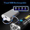 Rylan Rechargeable Flashlight LED Waterproof Handheld for Camping - Image 8
