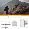 BreeRainz Swivel Campfire Grill,360° Adjustable Camp Grill Over Fire Pit Grill - Image 8