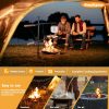 BreeRainz Swivel Campfire Grill,360° Adjustable Camp Grill Over Fire Pit Grill - Image 3