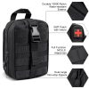 PROBEROS First Aid Box for Medical Emergency Kit, Heavy Duty and Large Capacity Military Grade Rip-Away Ifak Pouch for Camping - Image 6
