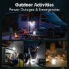 PROSFIA LED Camping Lantern 3000mAh USB Rechargeable Camping Lamp - Image 4
