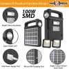 Pick Ur Needs Emergency Rechargeable Portable Solar Panel Generator System - Image 4