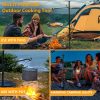 BreeRainz Swivel Campfire Grill,360° Adjustable Camp Grill Over Fire Pit Grill - Image 4