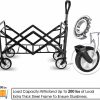Ketumal Collapsible Folding Camping Utility Wagon cart Trolley - Image 4