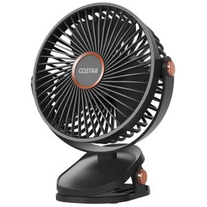 COSTAR Mini Portable Clip Fan Battery Operated