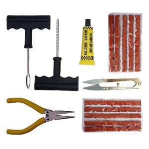 Jagger Complete Tubeless Tyre Puncture Repair Kit For Camping & more