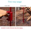 NEAR STOP Folding Lantern Stand Pole Portable Lamp Stand Hook Collapsible Light Stand Holder for Camping Fishing Picnic BBQ Outdoor Activities - Image 5