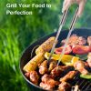 Whitecloud TRANSFORMING HOMES 5 Pcs Stainless Steel Barbecue BBQ Tool Kit Set Barbecue Cooking Helping Accessories with Storage Bag - Image 5