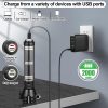 Spurtar Solar Powered Flashlight, Emergency Light Usb Rechargeable Solar Powered 2000Mah For Camping - Image 4