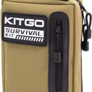 Kitgo Camping Survival Kit First Aid 101 Piece Professional Emergency Survival Gear Tool for Camping