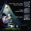 PROSFIA LED Camping Lantern 3000mAh USB Rechargeable Camping Lamp - Image 5