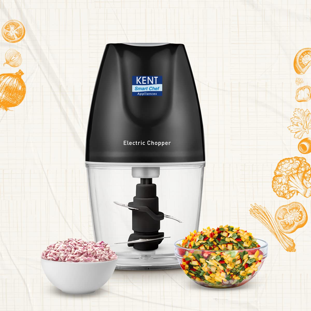 KENT Electric Chopper B for Kitchen 250 Watt For Camping - Image 5