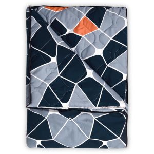 Divine Casa Abstract Microfiber 120 GSM Single Bed Travel Comforter for Camping