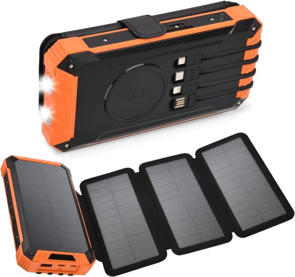 YUVORA Solar Charger with Foldable Panels
