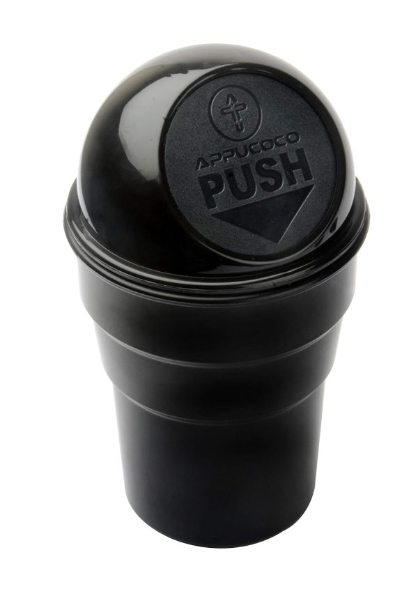 APPUCOCO Mini Car Trash Bin Can Holder Dustbin