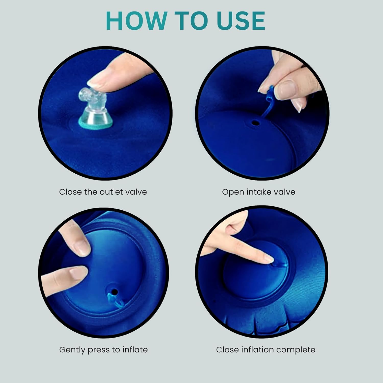 Homeaura Inflatable Travel Pillow - Ultralight Camping Pillow - Image 7