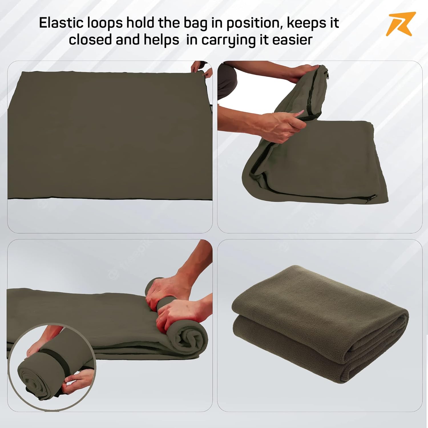 Rocksport Fleece Sleeping Bag Liner - Image 4