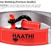 Haathi Tow Strap, 25 feet x 3 inches, 15 Ton Break Strength, Weighs only 2.7 kgs - Image 8