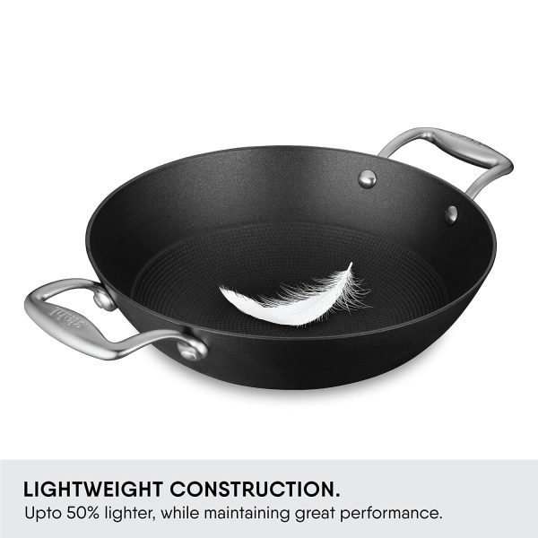Stahl Blacksmith Hybrid Enamelled Cast Iron Kadhai