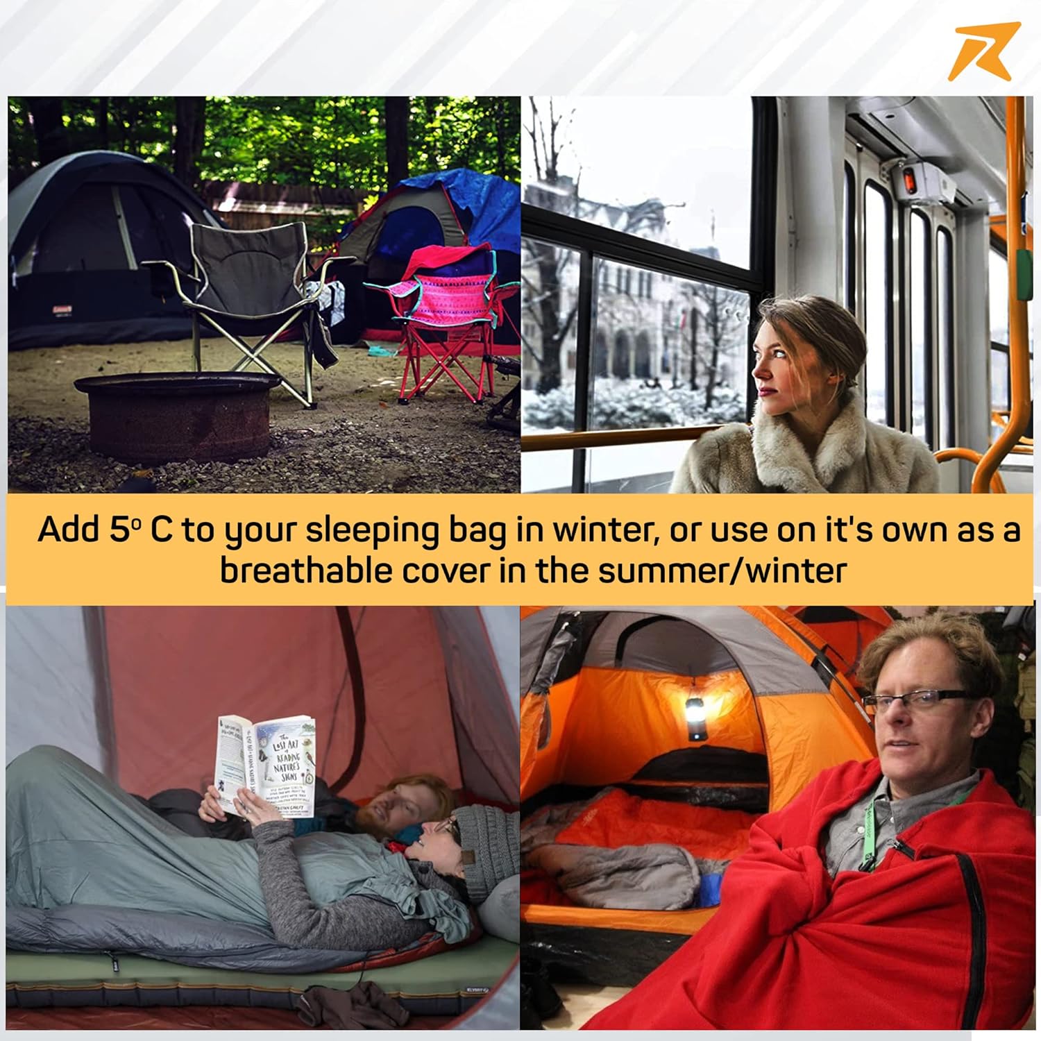 Rocksport Fleece Sleeping Bag Liner - Image 5