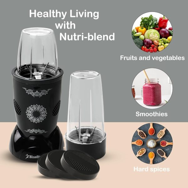 BlueStar Bullet Juicer Mixer Grinder 400 Watts for Camping
