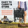 Ketumal Collapsible Folding Camping Utility Wagon cart Trolley - Image 8
