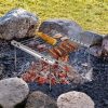 Cloyster Mini Barbecue Grill, Folding Portable Campfire BBQ Grill Rack Detachable Grill for Camping - Image 7