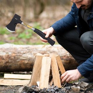STANLEY 54-105 Camp Axe Steel Shaft with Anti-Rust Properties for Camping
