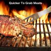 Whitecloud TRANSFORMING HOMES 5 Pcs Stainless Steel Barbecue BBQ Tool Kit Set Barbecue Cooking Helping Accessories with Storage Bag - Image 6