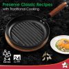 Wonderchef Pre-Seasoned Ferro Light 24cm Grill Pan - Image 3
