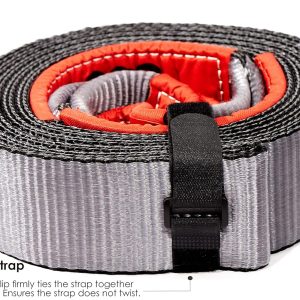 Haathi Tow Strap, 25 feet x 3 inches, 15 Ton Break Strength, Weighs only 2.7 kgs