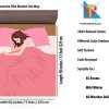 THARUNSHA ELITE Single Size Cotton Blanket/Solapur Chaddar/Cotton Bedsheet For Camping - Image 2