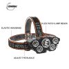 GlowBase Plastic Rechargeable Led Headlight With 180 Azimuth Adjustment, Rechargeable Headlamp Long Range Feature For Camping - Image 6