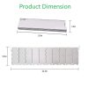 PROBEROS 84 * 24Cm Windshield For Camping Wood Stove With Nylon Drawstring Pouch,10 Plates Aluminum Folding Windproof Screen For Camping Stove Windpscreen Stand For Camping - Image 2