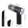 mempedont Portable Mini Car Vacuum Cleaner with,USB Rechargeable Wireless Handheld Car Vacuum Cleaner For Camping - Image 2