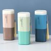 Shopiable Store Travel Toothbrush Case Multifunctional Toothpaste Container Portable Business Trips Wash Cup Holder Organizer Towel Storage Box for Camping - Image 3
