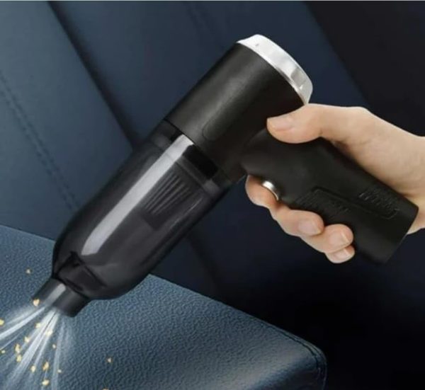 IDELLA 3IN1 Portable Car Vacuum Cleaner with Blower | USB Rechargeable Wireless Handheld Car Vacuum Cleaner For Camping