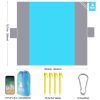 covacure Beach Blanket Beach Mat, Extra Large 210 x 200cm Water Resistant Sand Proof - Image 2